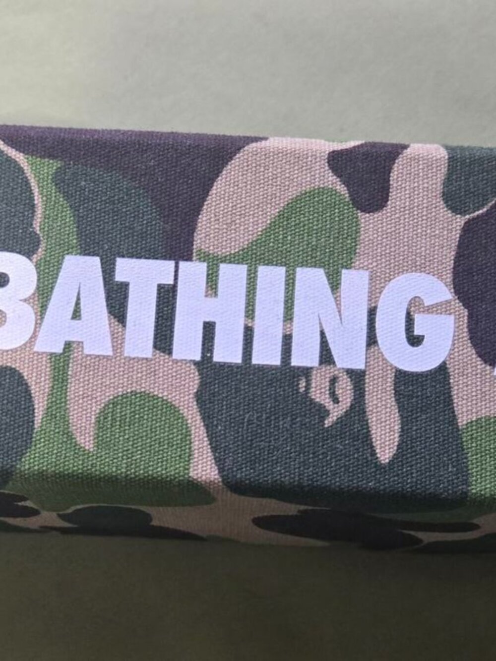 BAPE Aviator Sunglasses Camo Silver Frame New with Case & Box
